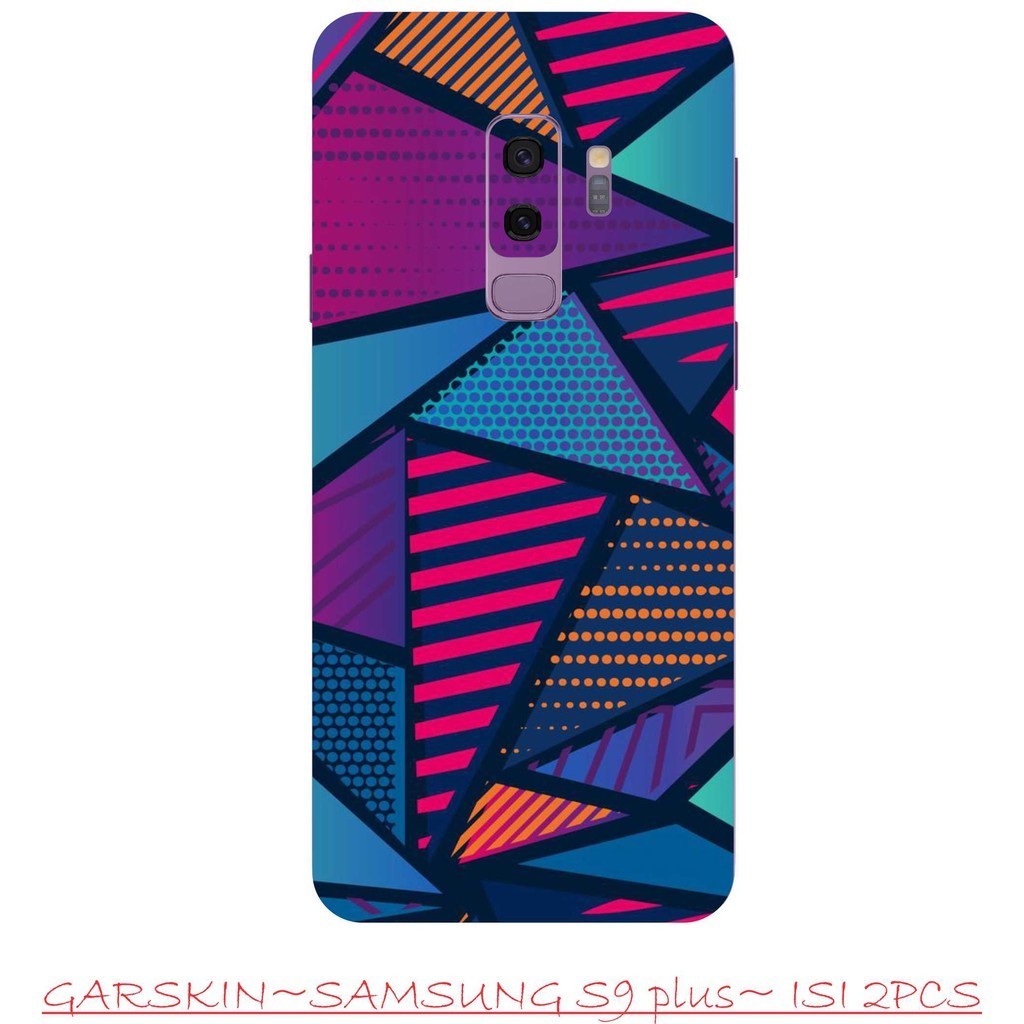 

Terlaris Samsung S9 Plus Grsfis 13 Garskin Stiker Custom Case Laminasi Tebal COD