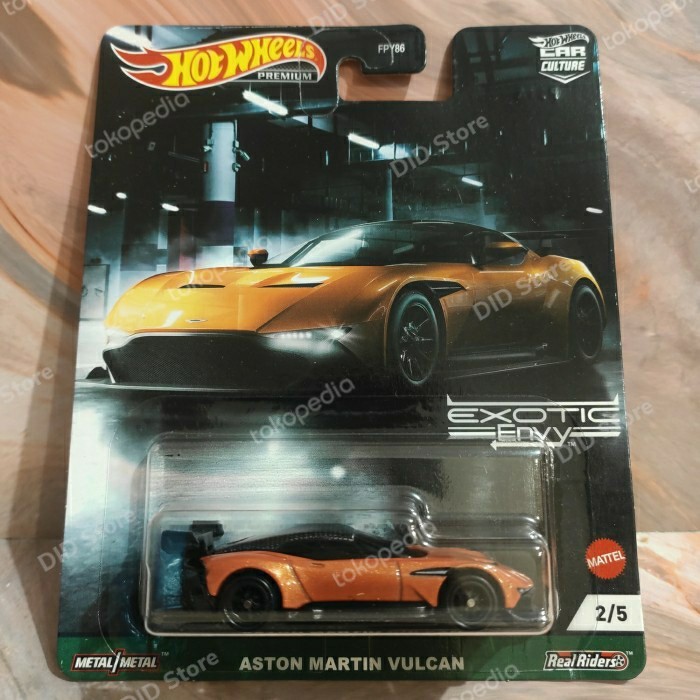HOT WHEELS PREMIUM ASTON MARTIN VULCAN ENVY (EXOTIC ENVY)