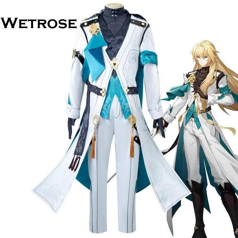 Wetrose Honkai S Rail Luocha Costume Anime Game Cosplay Set