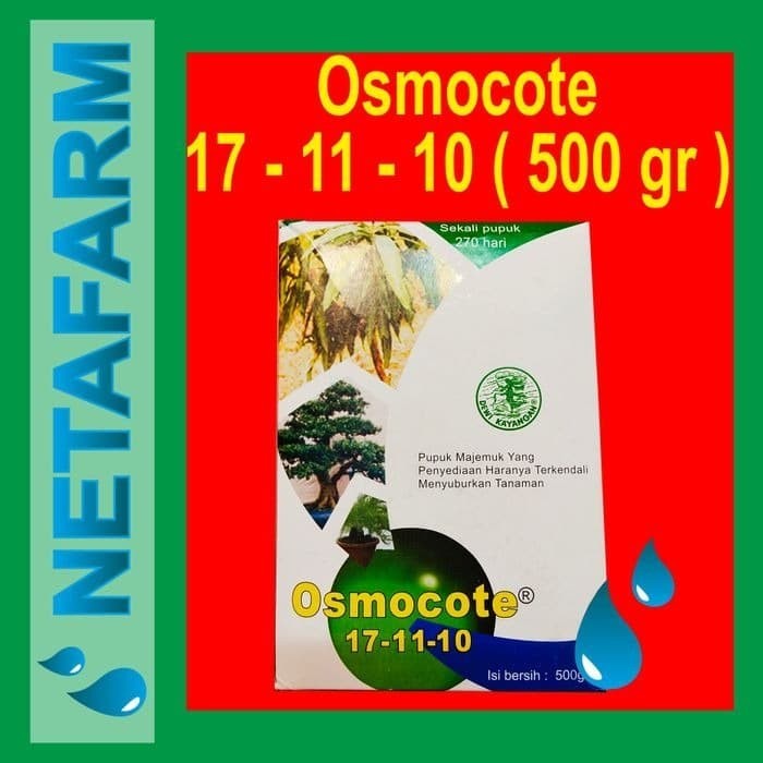 OSMOCOTE 17 - 11 - 10 500gr Pupuk Slow Release