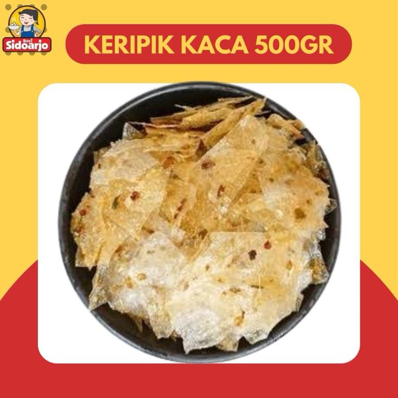 

SALE keripik kaca bledak keripik beling 500gram Ex45