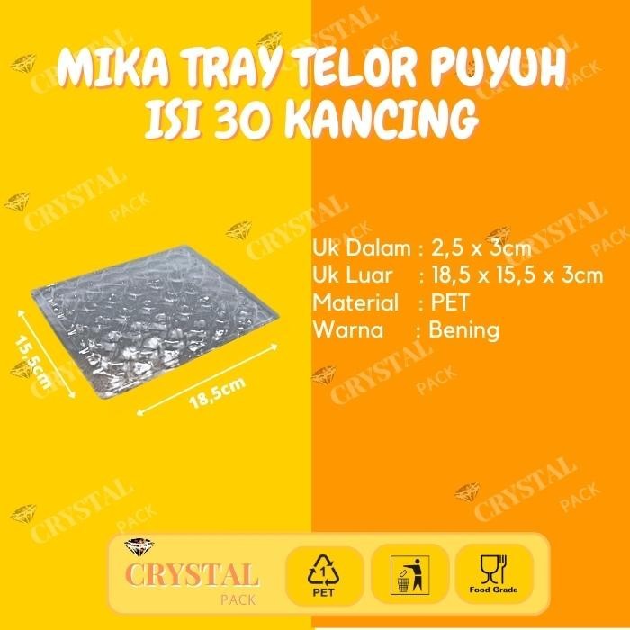 1 DUS KA KEMASAN TELUR PUYUH ISI 30 BUTIR KEMASAN BOX EGG TRAY