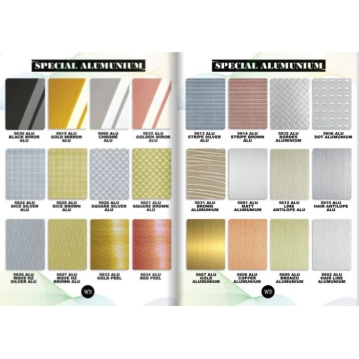 HPL Alumunium Furniture Mirror Special Winston Glossy TexturePremium