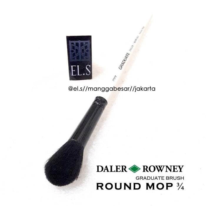 

Daler Rowney Graduate Brush Round Mop 3/4 (Kuas Lukis) Harga Promo
