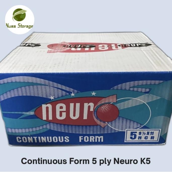 

Neuro K5 NCR Kertas Continuous Form 9 1/2 x 11 5 ply K5 NCR 5 rangkap