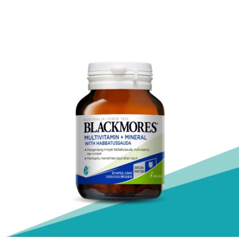 Blackmores Multivitamin + Habbatussauda 30 Kapsul