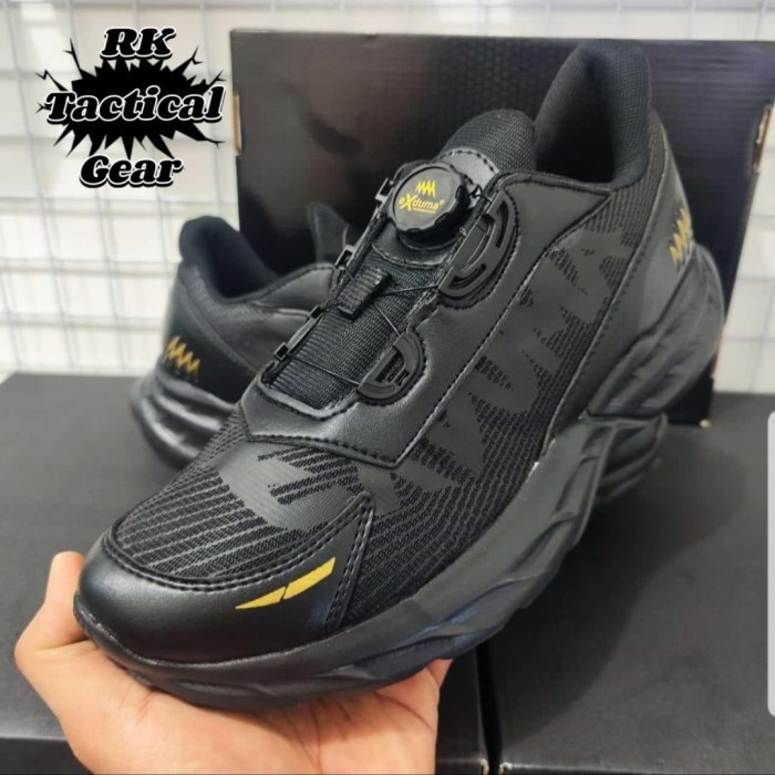 Sepatu Running Original Exduma Taliputar Hitam Tni Polri Paspamres Terlaris