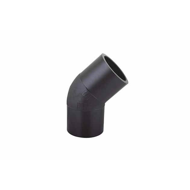 Butt Fusion Elbow 45 PN10 Fitting HDPE 110mm (4" inch)
