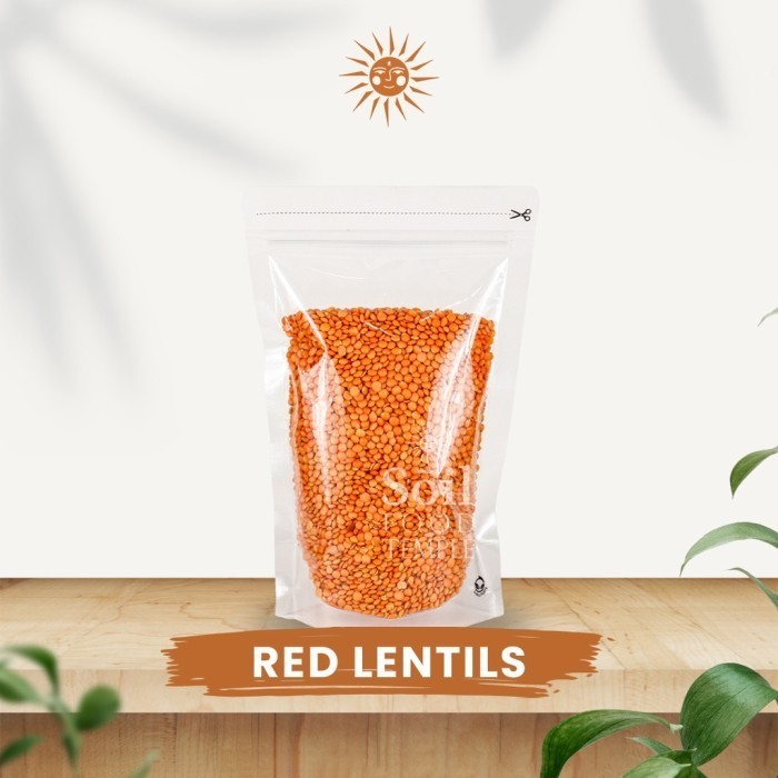 

HOT PROMO Red Lentils Lentil Merah Isi 1kg by Soil Food Temple