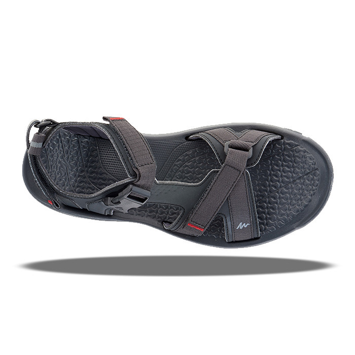 Decathlon Quechua Sandal Gunung Pria Hitam