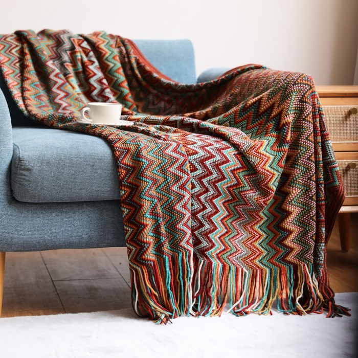 Bohemian sofa blanket / ethnic blanket / bedspread / penutup sofa
