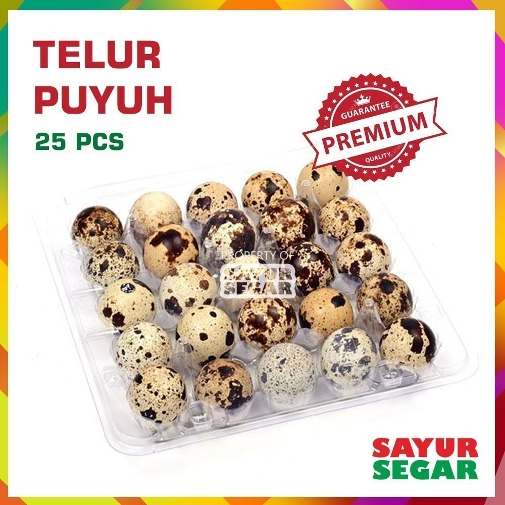 

Telur Puyuh Premium [25 Pcs] Mentah