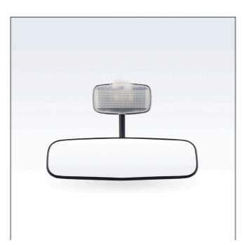 Interior Mirror + Lamp Daihatsu Espass S-89P Hitam Oorriginal