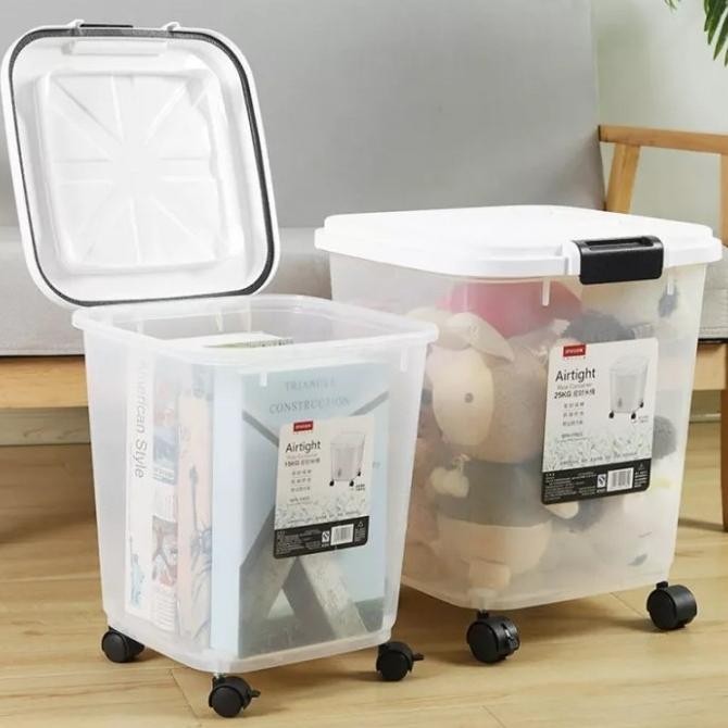Grosir Tempat Beras Anti Kutu Rice Bucket Portable Rice Box Container