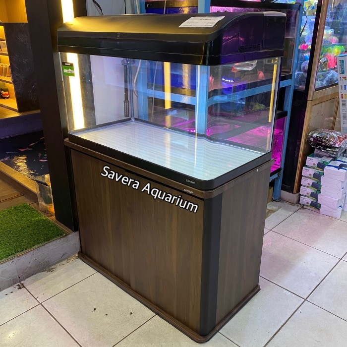 (JABODETABEK) AQ. BAHARI 2130 SET / AQUARIUM + CABINET / 1 SET