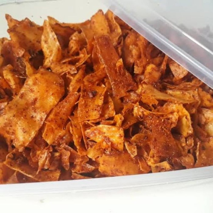 

DISKON Keripik Singkong Kripset Pedas - 500 Gram
