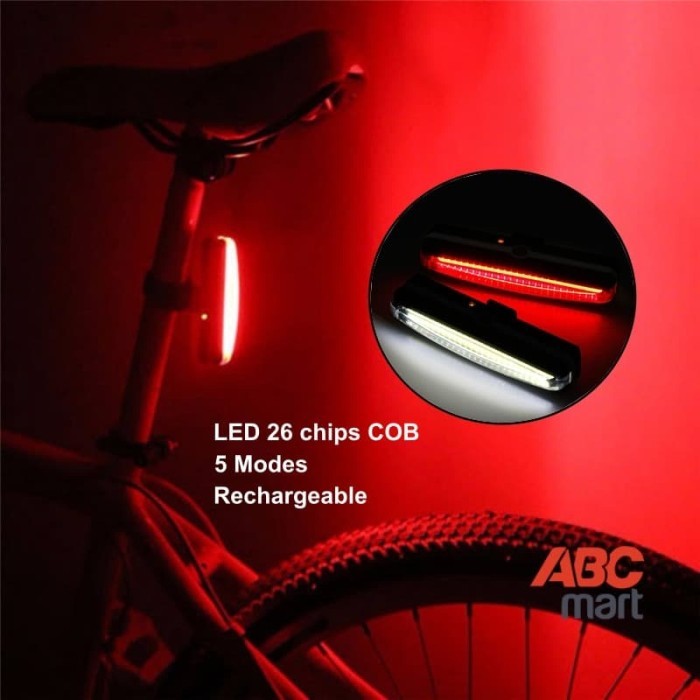 

TERMURAH Lampu Belakang Sepeda 26 chips COB LED 2266 - Bike Tail Light