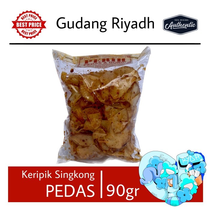 

TERPERCAYA Keripik Singkong Perih Pedas