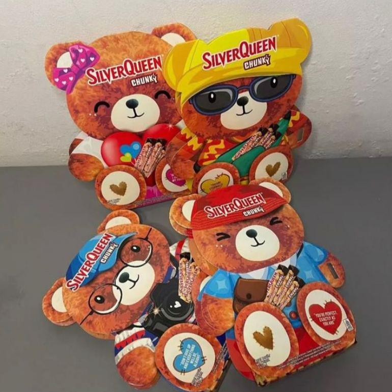 

SALE SilverQueen Edisi Valentine Teddy Bear Isi 3 Mini Chunky Bar ter-98
