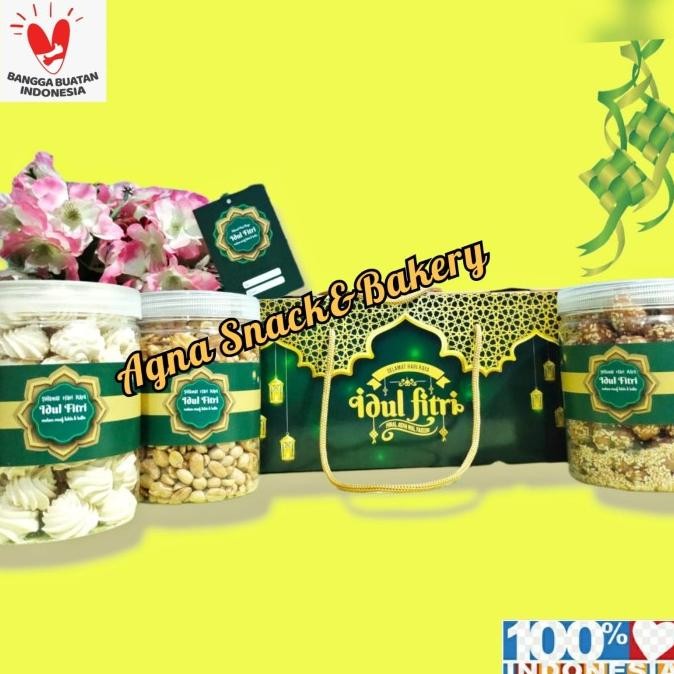 

Best Promo!, Paket Parcel Hampers Lebaran Kue Kering Murah Handlebag