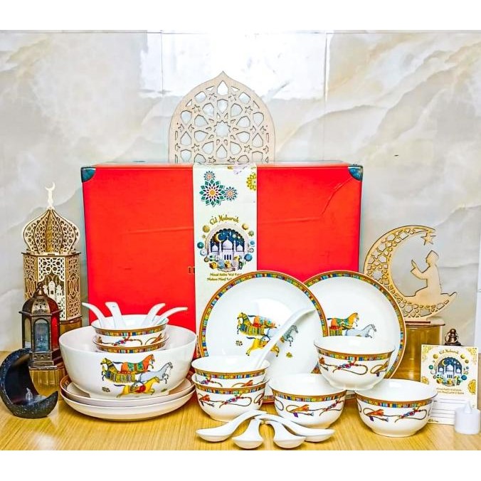 

Terbaru Laris!, [Hampers Lebaran] Hampers Set Tubleware Piring Mangkuk 22Pcs /Souvenir