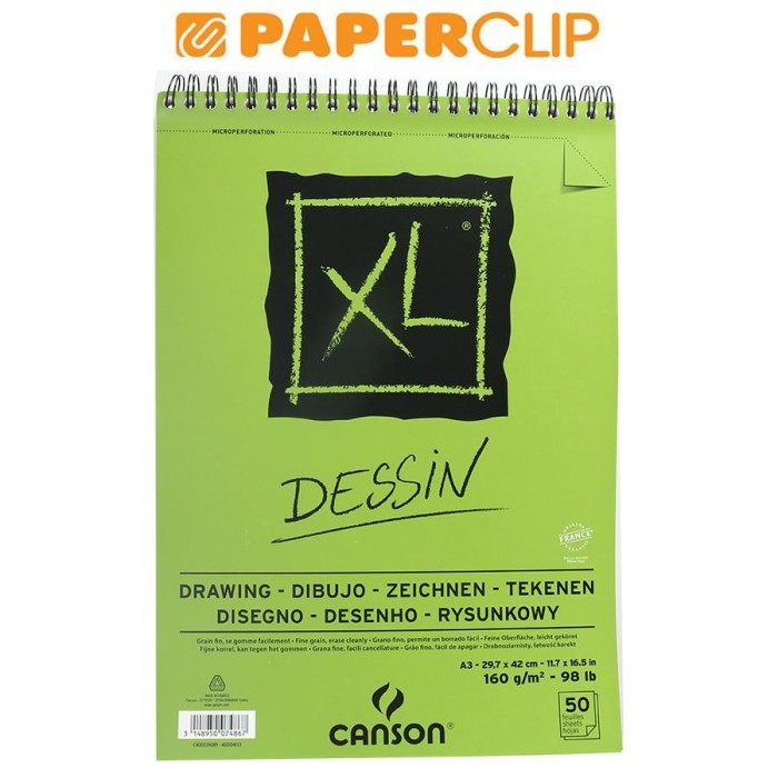 

SKETCHBOOK CANSON XL 160G A3 DRAWING 400039089CN