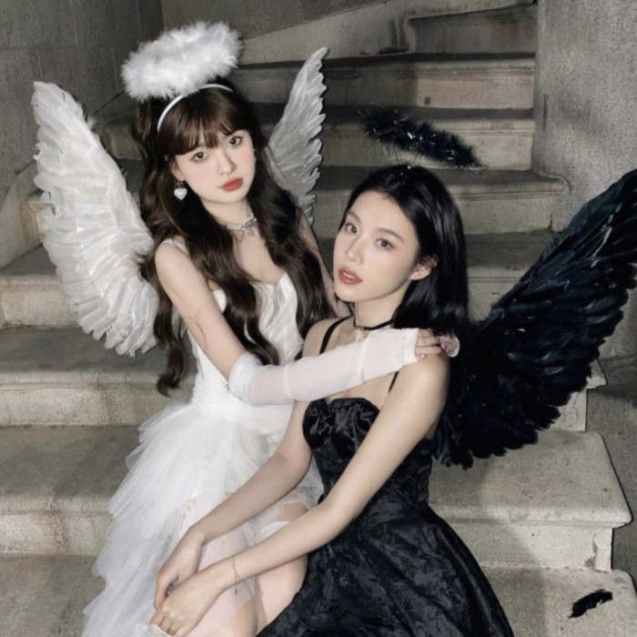 sayap malaikat dewasa angels wing costume halloween