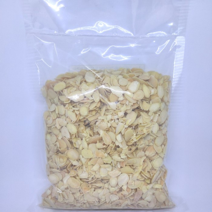 

1000Gr Roasted Almond Slice Matang/ Oven, Tanpa Minyak