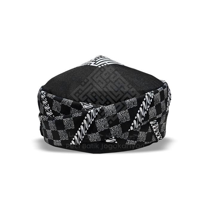 Harga Promo Peci Batik Jogokariyan Motif Logo Peci Batik Jogokariyan, Warna Hitam Exclusive, Bahan