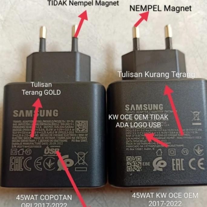 Charger Samsung Galaxy Copotan S23 S23 Ultra 45WAT