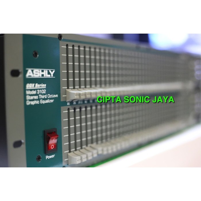 equalizer eq ashly GQX 3102 stereo 2x31