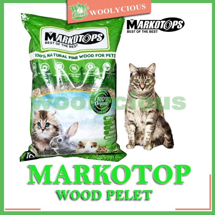 Wood Pellet Markotop Natural Pine 10Kg Grab Gojek