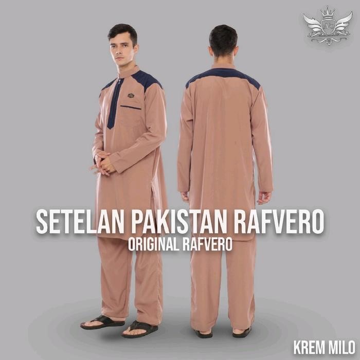 RAFVERO - Baju koko kurta stelan rafvero list panjang Setelan Muslim