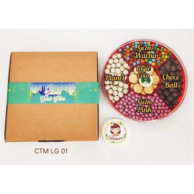 

New Arrival, Ctmlg - Paket Coklat Lagie 5In1 Candy Tray Parsel Lebaran, Imlek