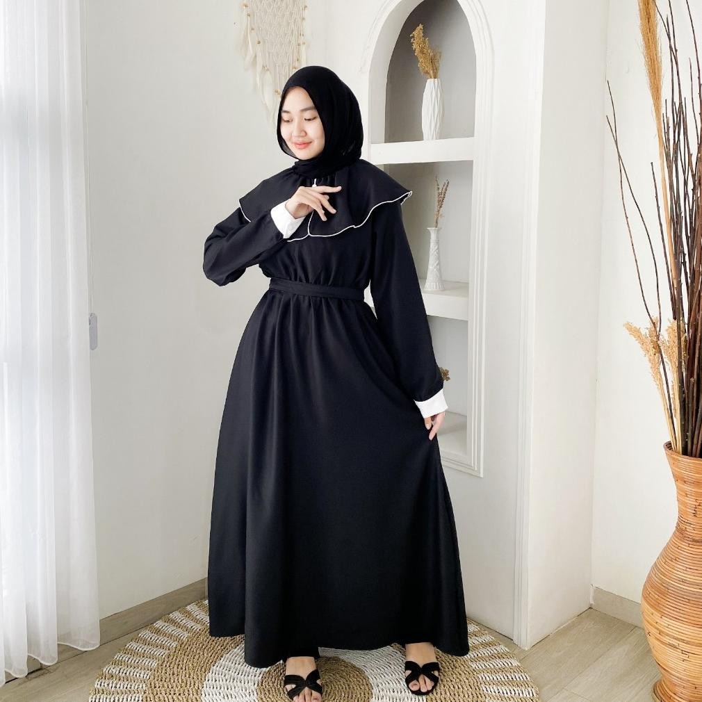 ARAFAH MAXY - Hijab Fashion Muslim - Dress Lebaran Korean Look