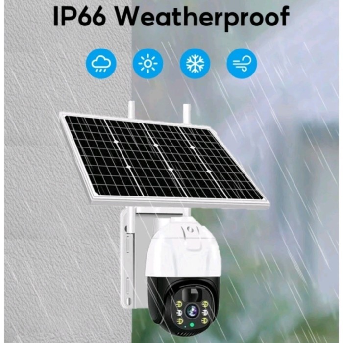 CCTV SIM CARD 4G WATERPROOF TENAGA SURYA