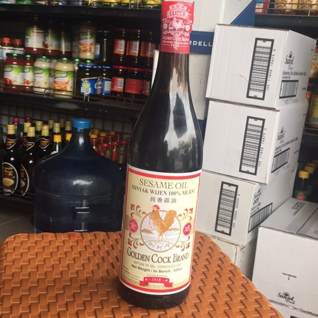 

Sesame Oil Golden Cock Brand 630ml