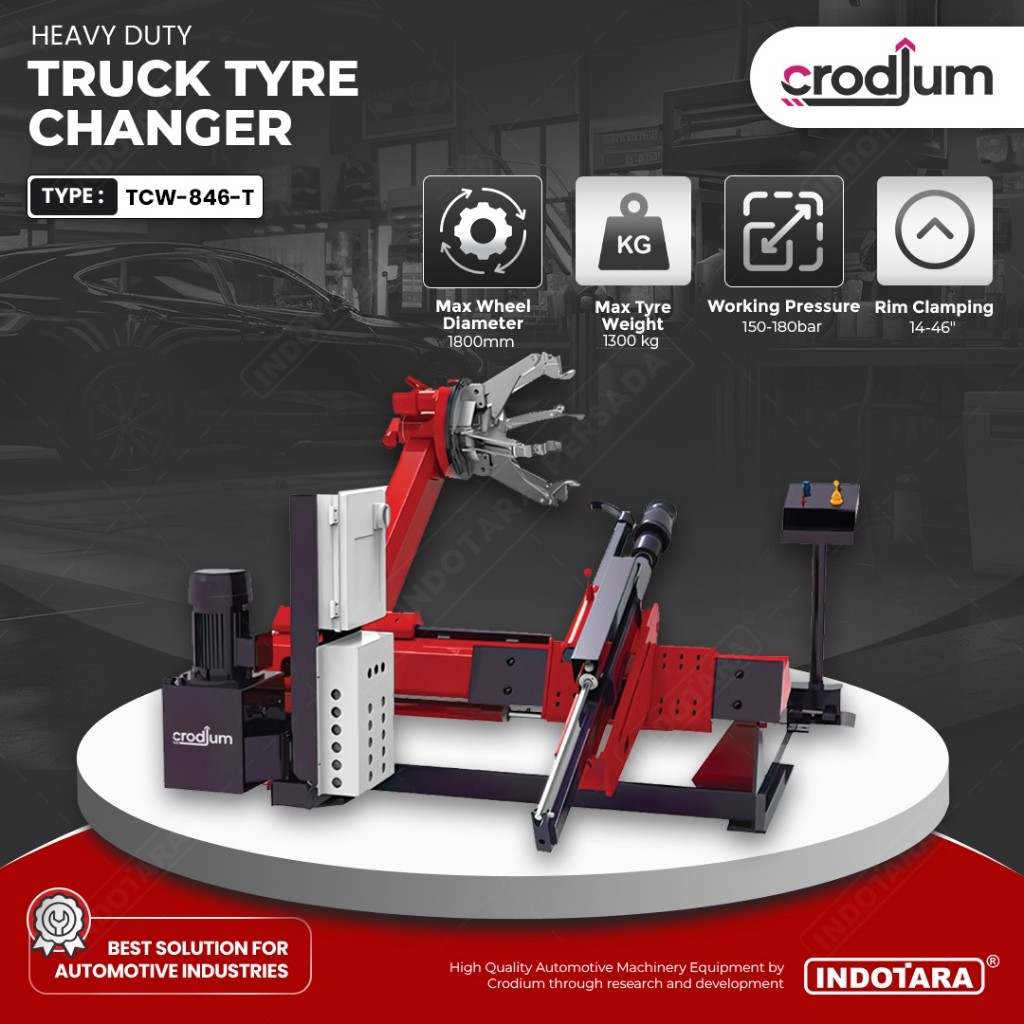Mesin Pembuka Ban Mobil Truck / Tyre Changer - CRODIUM TCW-846-T