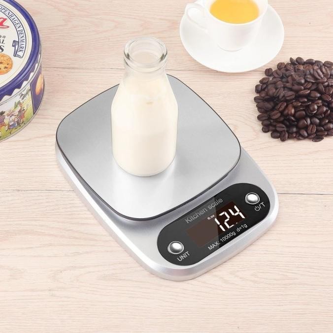 UPHOME Timbangan Dapur Digital 10Kg / Timbangan Kue Digital Dapur Premium / Mini Kitchen Scale Timba