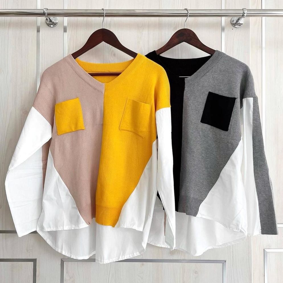 FLORENZA TOP - Atasan rajut wanita Knit