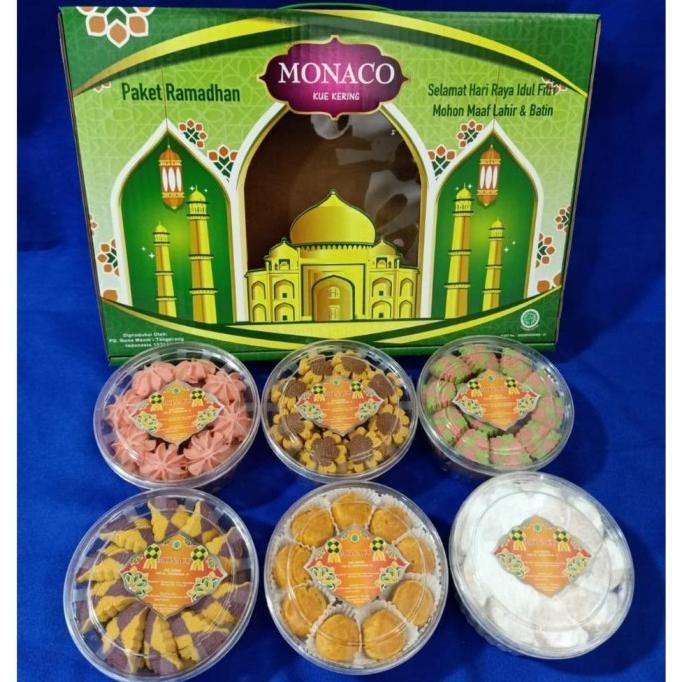 

Hot Promo!, Promo!!!!! Apazada - Kue Kering Lebaran Monaco Hidayah Halal / Hampers