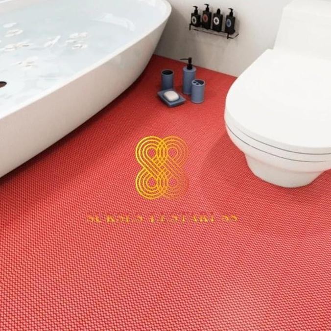 Murah Keset Karpet Pvc Anti Slip Kamar Mandi Karpet Masjid Wudhu Meteran
