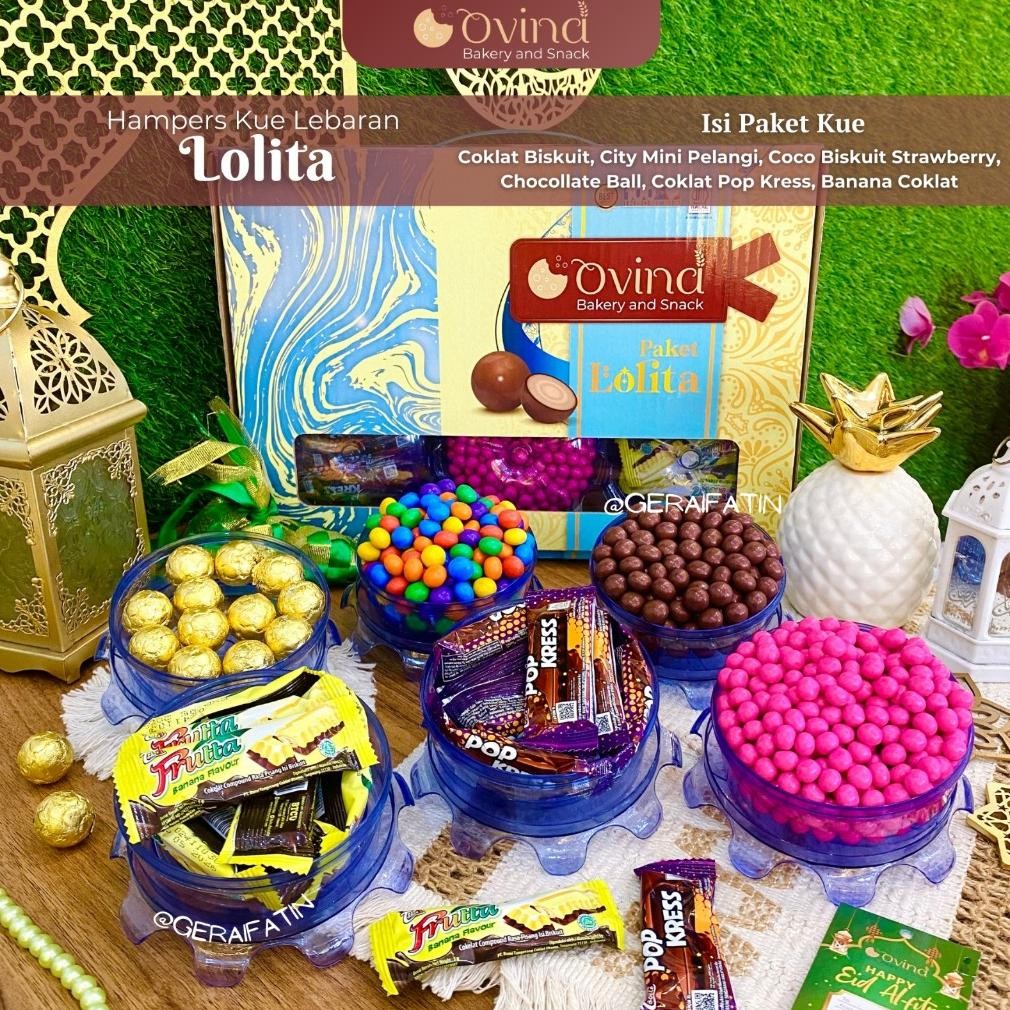 

VIRAL OVINA PAKET KUE LOLITA / PAKET KUE OVINA COKLAT HAMPRES LEBARAN IDUL FITRI 2025 XD27