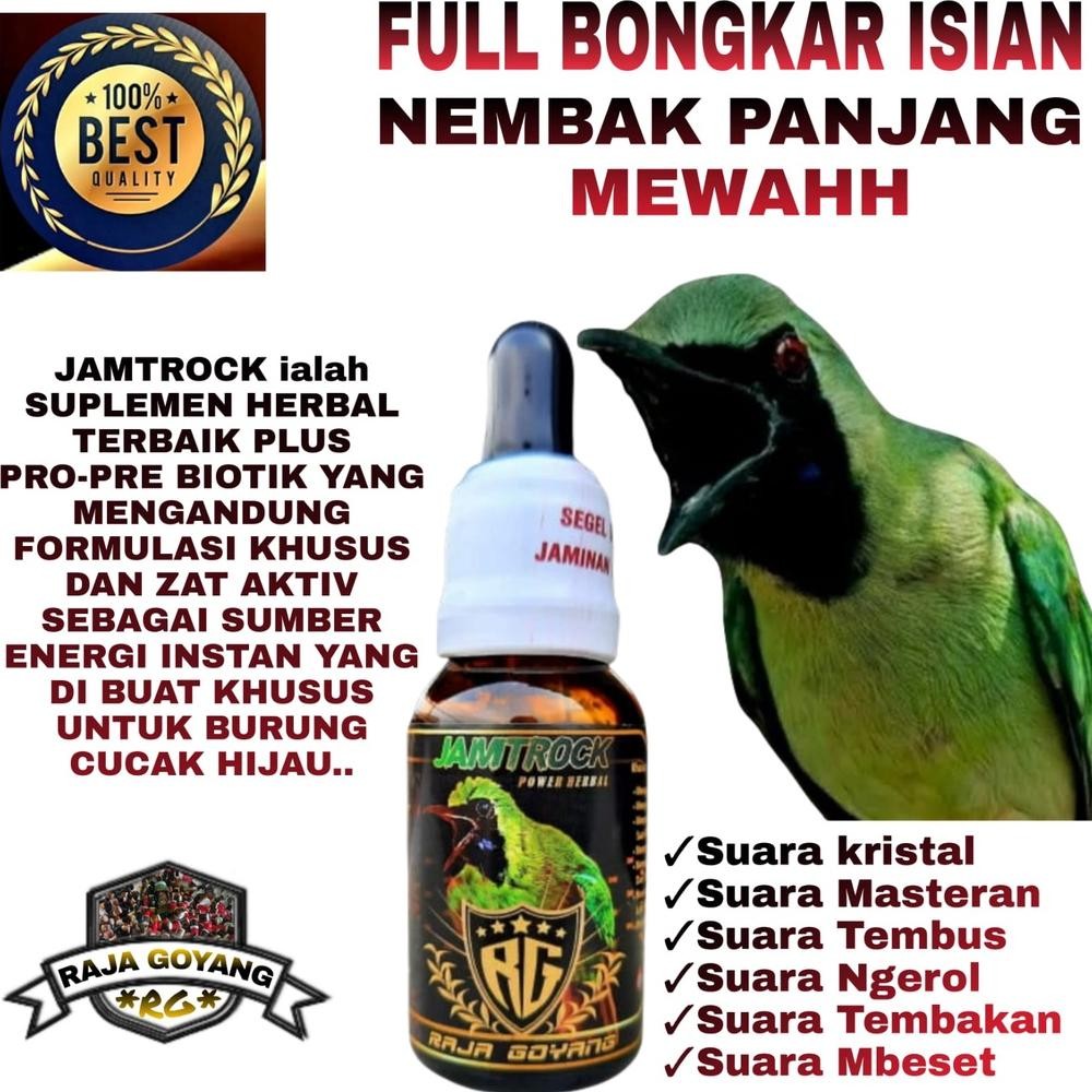 BISA COD Jamtrock Raja Goyang Vitamin Burung Cucak Ijo Original RG Herbal Alami 100% /Vitamin Cucak 