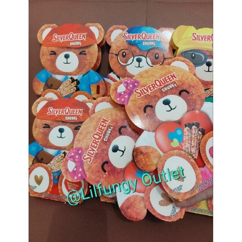 

PROMO SILVER QUEEN CHUNKY BAR BEAR VALENTINE (LIMITED EDITION) y-76