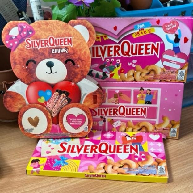 

JPF-1015 SILVERQUEEN VALENTINE (55gr x 2PCS) CASHEW MEDE MENTE Termurah