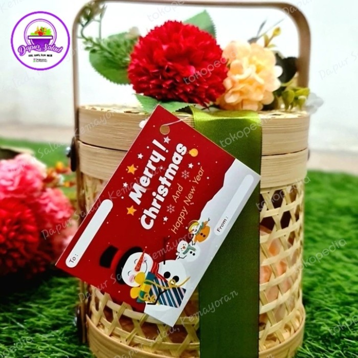 

Ready Hampers / Parcel Buah Tas Anyam Bambu + Free Kartu Ucapan Best Seller