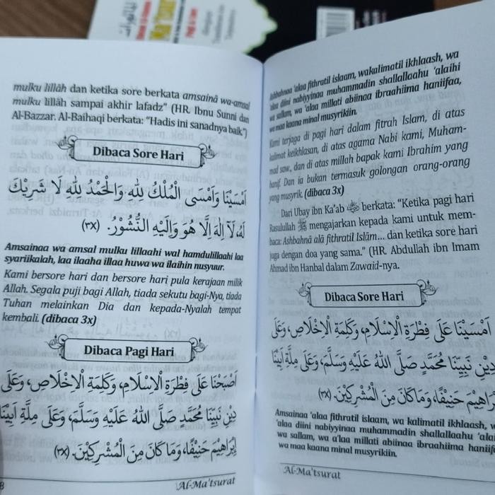 

Almatsurat Dzikir Pagi Sore Uk A6 Pustaka Nuun