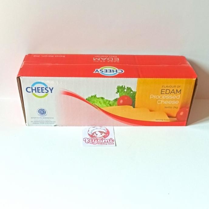 

CHEESY EDAM PROCESSED CHEESE KEJU SERBAGUNA 500 GRAM