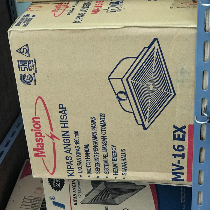 Maspion Hexos Plafon 6 Inch Ventilating Exhaust Fan Mv-16Ex Gercep